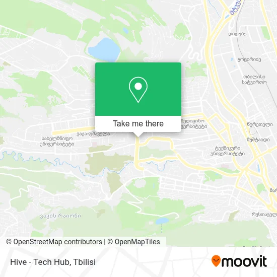 Hive - Tech Hub map