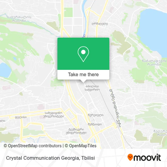 Crystal Communication Georgia map