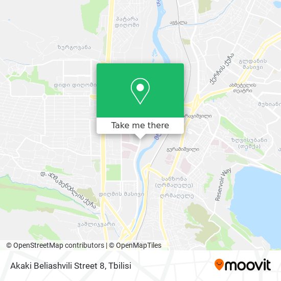 Akaki Beliashvili Street 8 map
