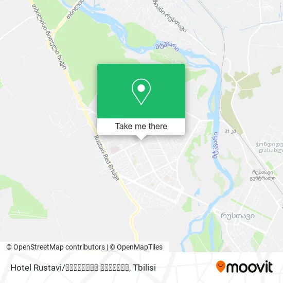 Hotel Rustavi/სასტუმრო რუსთავი map