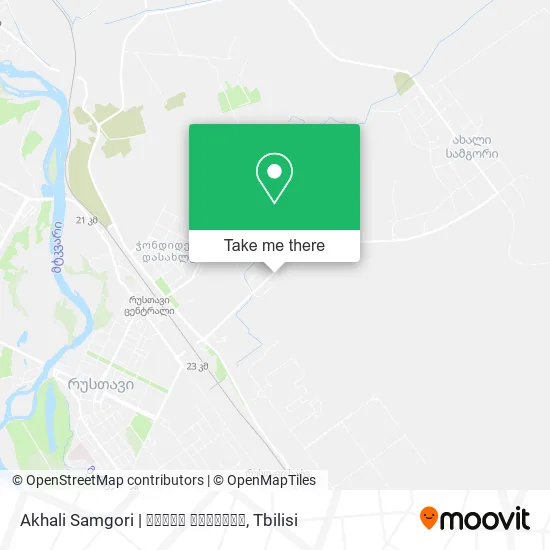 Akhali Samgori | ახალი სამგორი map