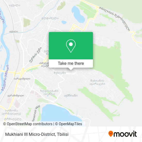 Карта Mukhiani III Micro-District