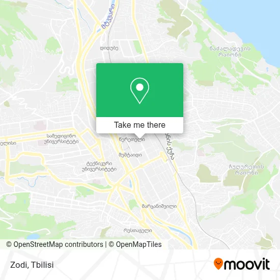 Zodi map
