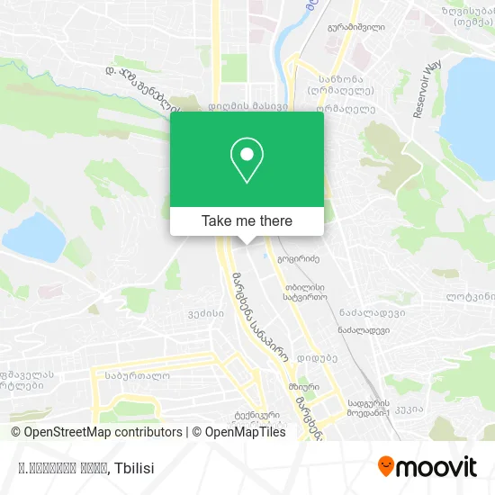 Карта რ.აგლაძის ქუჩა