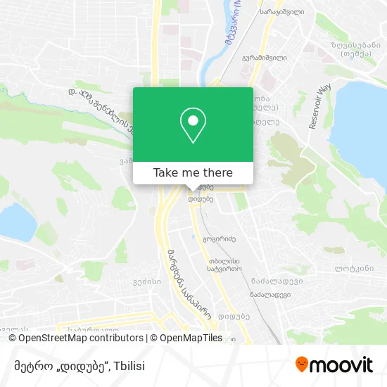 მეტრო „დიდუბე“ map