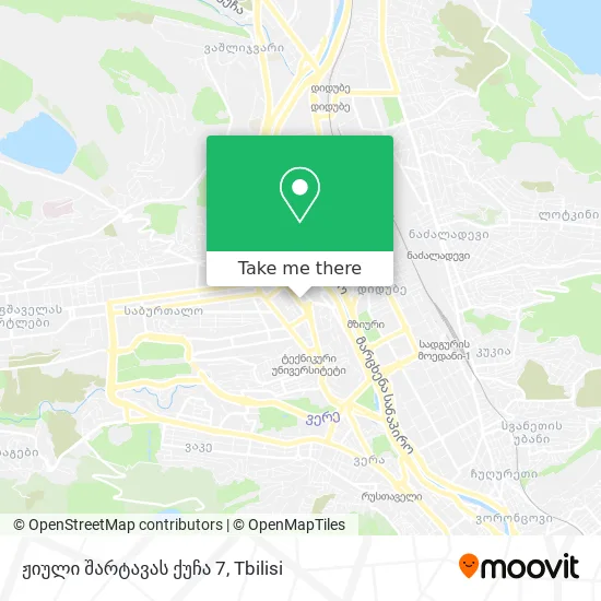 ჟიული შარტავას ქუჩა 7 map