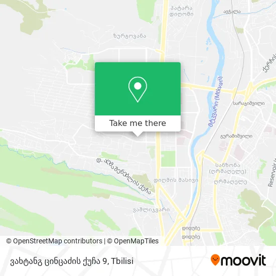 ვახტანგ ცინცაძის ქუჩა 9 map