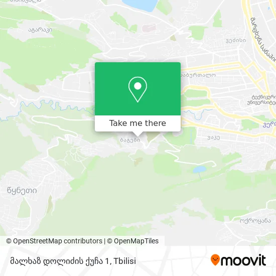 მალხაზ დოლიძის ქუჩა 1 map