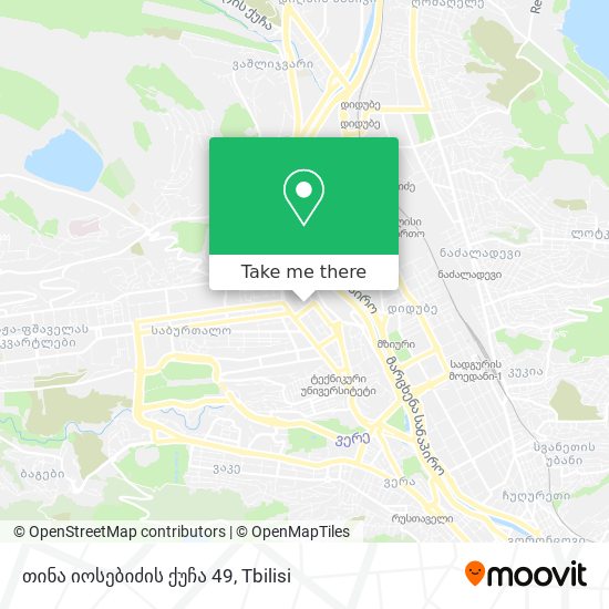 თინა იოსებიძის ქუჩა 49 map