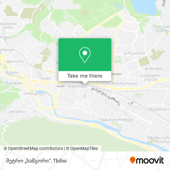 მეტრო „სამგორი“ map