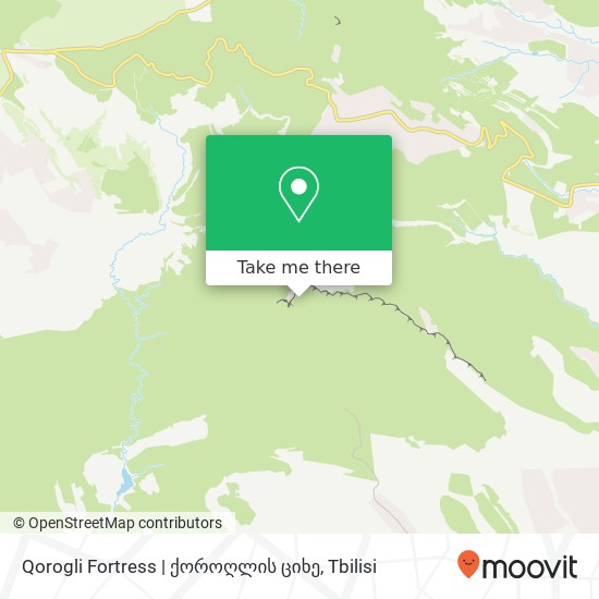 Qorogli Fortress | ქოროღლის ციხე map