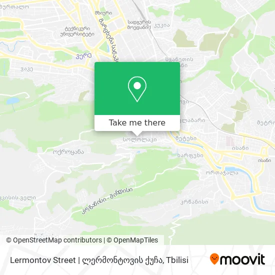 Lermontov Street | ლერმონტოვის ქუჩა map