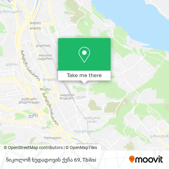 ნიკოლოზ ხუდადოვის ქუჩა 69 map