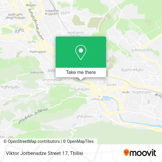Карта Viktor Jorbenadze Street 17