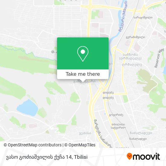 ვასო გოძიაშვილის ქუჩა 14 map