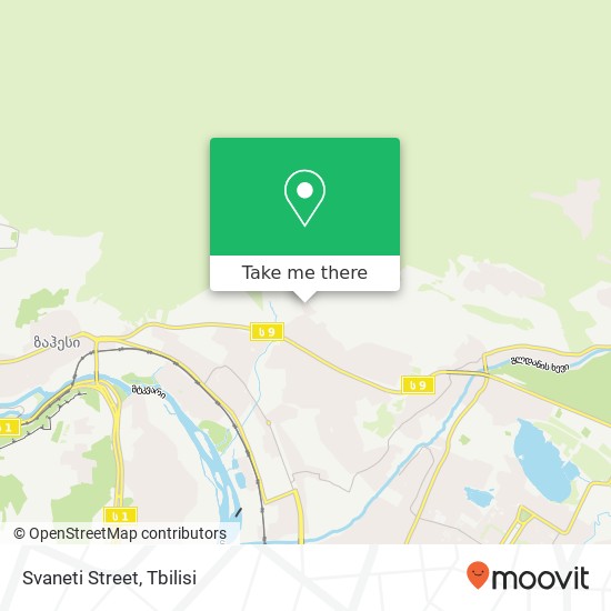 Svaneti Street map