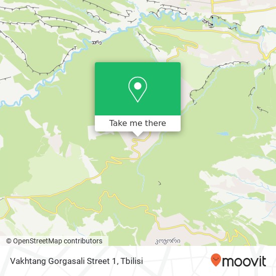 Vakhtang Gorgasali Street 1 map
