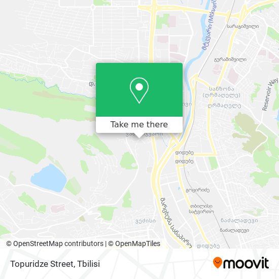 Topuridze Street map