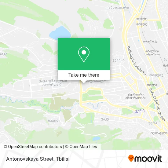 Antonovskaya Street map