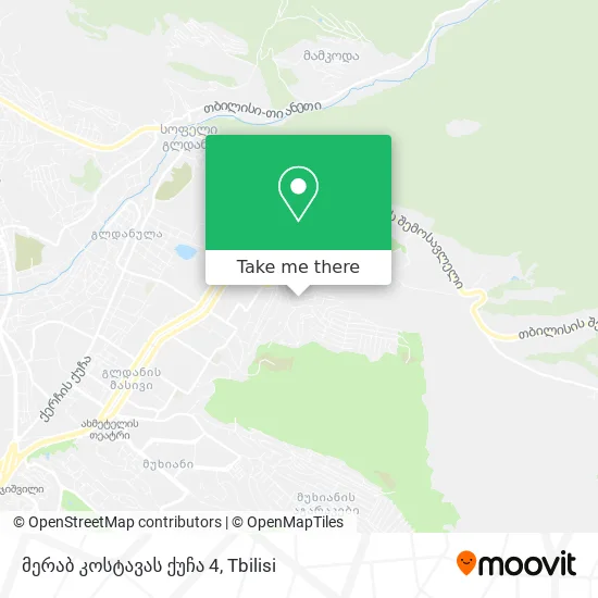 მერაბ კოსტავას ქუჩა 4 map