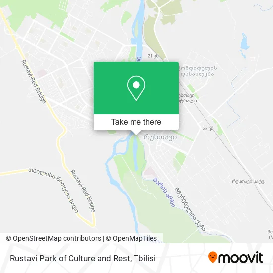 Карта Rustavi Park of Culture and Rest