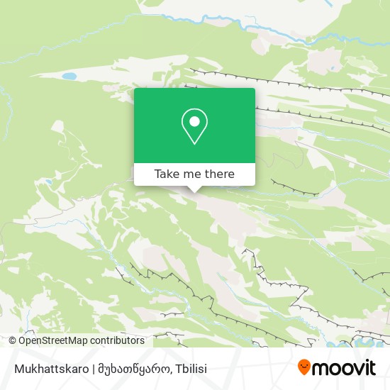 Карта Mukhattskaro | მუხათწყარო