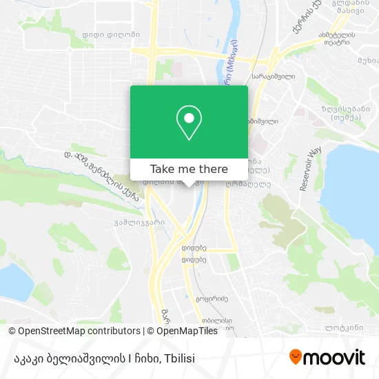აკაკი ბელიაშვილის I ჩიხი map