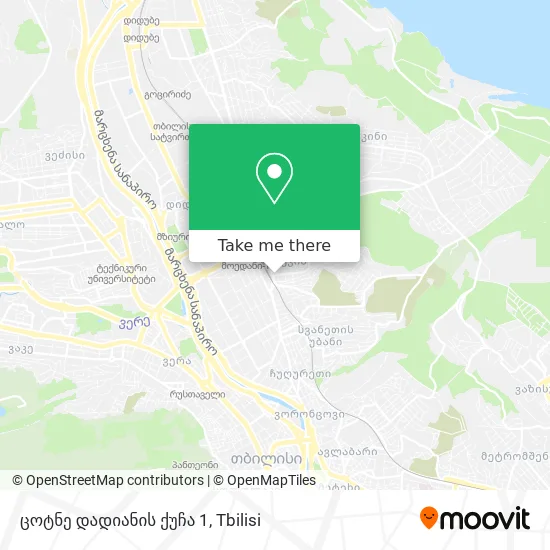 ცოტნე დადიანის ქუჩა 1 map