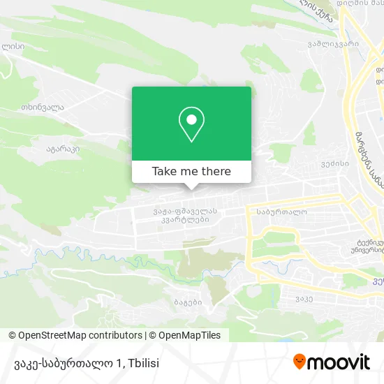 ვაკე-საბურთალო 1 map