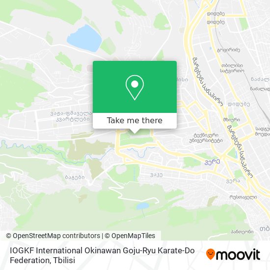 IOGKF International Okinawan Goju-Ryu Karate-Do Federation map