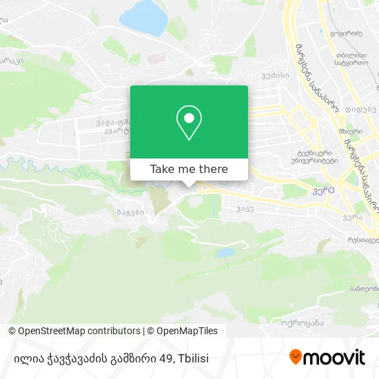 ილია ჭავჭავაძის გამზირი 49 map