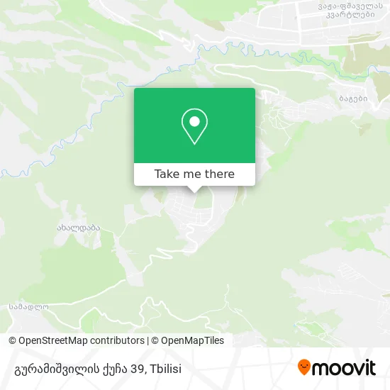 გურამიშვილის ქუჩა 39 map