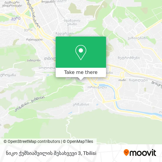 ნიკო ქუმსიაშვილის შესახვევი 3 map