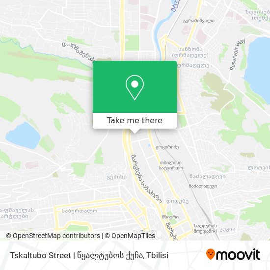 Tskaltubo Street | წყალტუბოს ქუჩა map