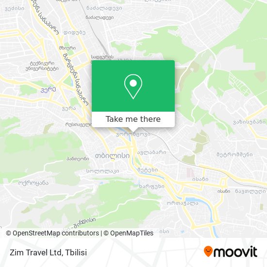 Zim Travel Ltd map