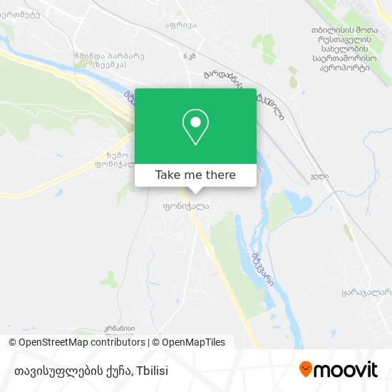 თავისუფლების ქუჩა map