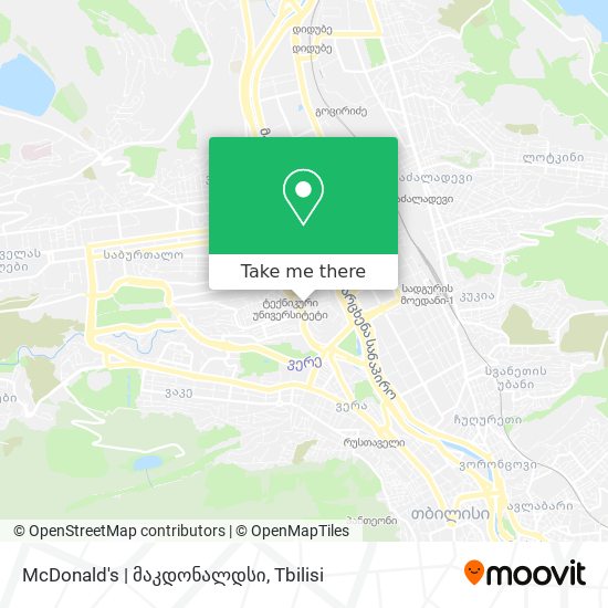 McDonald's | მაკდონალდსი map