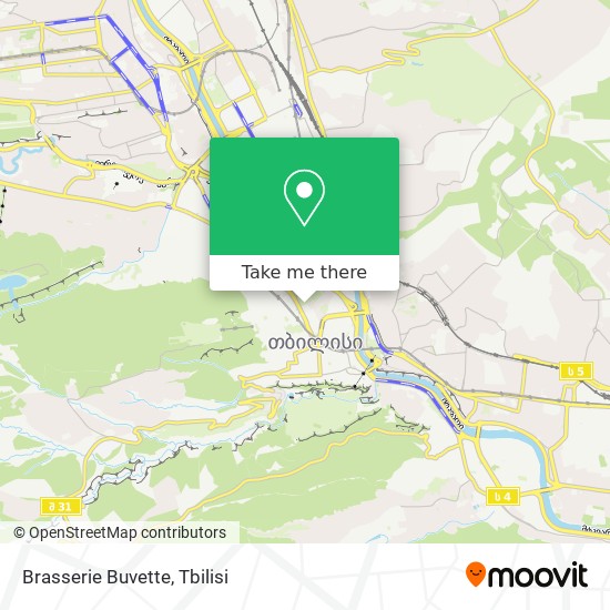 Карта Brasserie Buvette