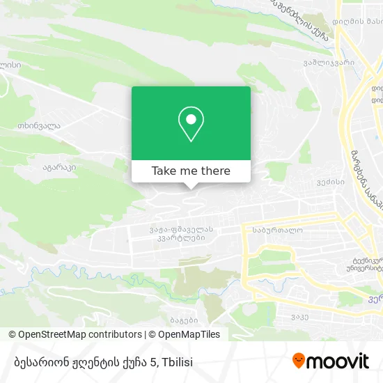 ბესარიონ ჟღენტის ქუჩა 5 map