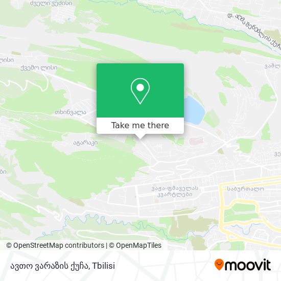 ავთო ვარაზის ქუჩა map