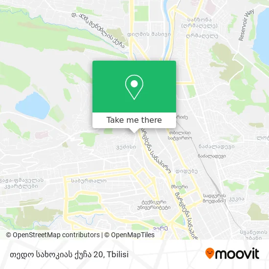 თედო სახოკიას ქუჩა 20 map