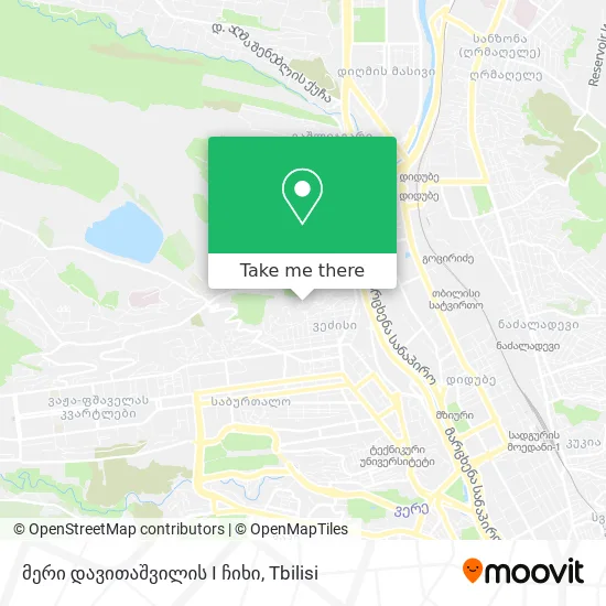 მერი დავითაშვილის I ჩიხი map