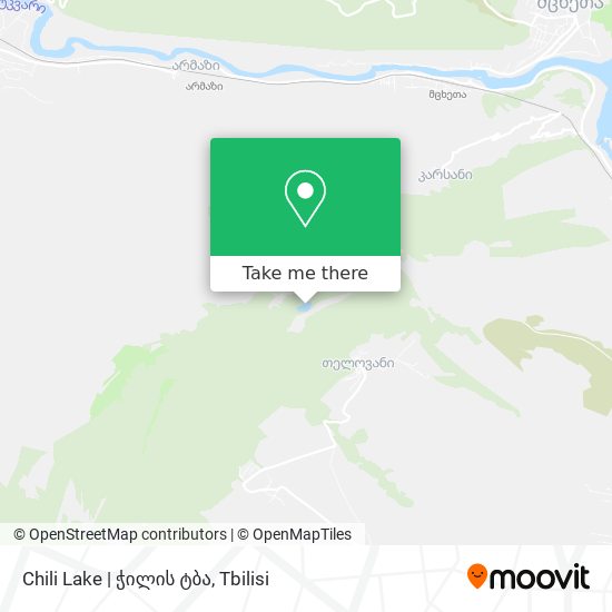 Chili Lake | ჭილის ტბა map