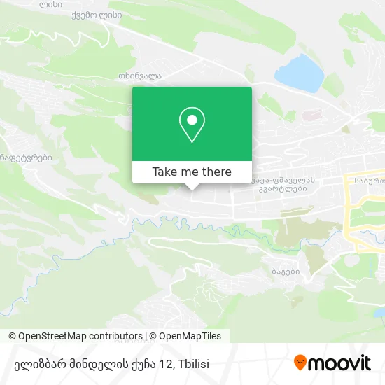 ელიზბარ მინდელის ქუჩა 12 map