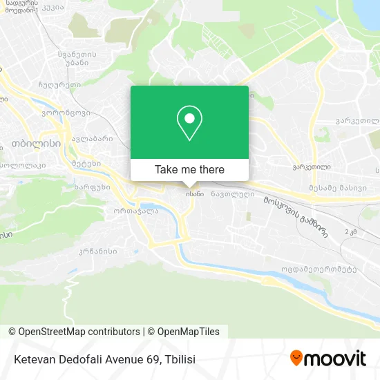 Карта Ketevan Dedofali Avenue 69