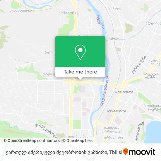 ქართულ ამერიკული მეგობრობის გამზირი map