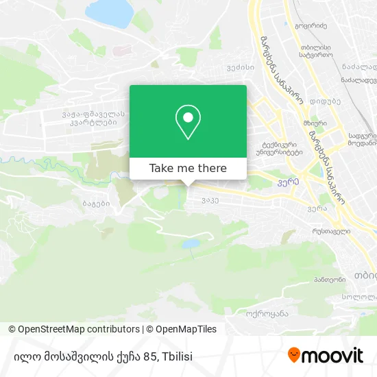 ილო მოსაშვილის ქუჩა 85 map