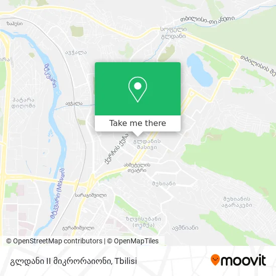 გლდანი II მიკრორაიონი map