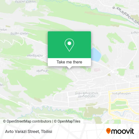Карта Avto Varazi Street
