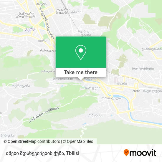 ძმები ზდანევიჩების ქუჩა map